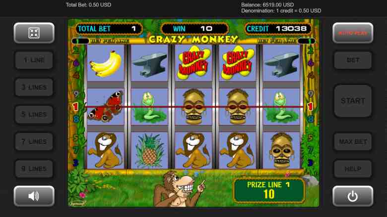 Risk game Crazy Monkey